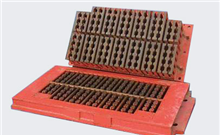 Multi-row hole brick mold